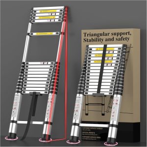 DIAMONDFORGE Telescoping Ladder Aluminum Heavy Duty Portable-0