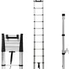 SROODTUO Telescoping Ladder Aluminum 12.5 ft RV Use-0