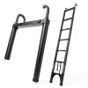 ARCHOM Telescoping Ladder Aluminum Extendable 20FT Black-1