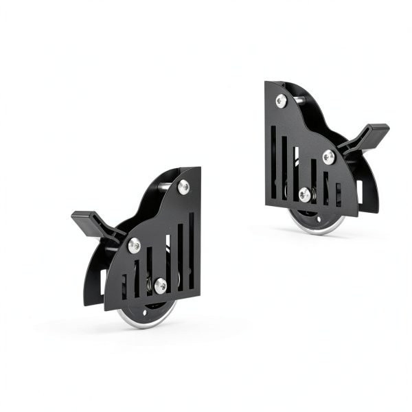 HARDJULAN Telescoping Ladder Track Kit Aluminum Lightweight-4