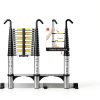 ARCHOM Telescoping Ladder Aluminum Extendable Portable EN131-7