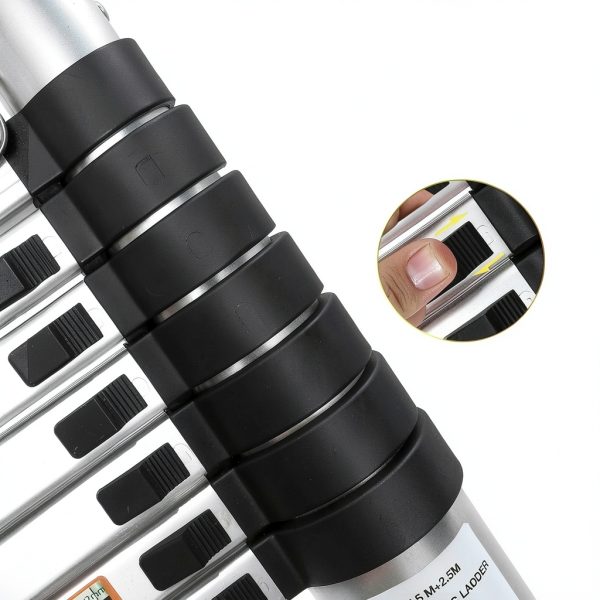 Qimu Aluminum Collapsible Ladder Durable Portable Home Tool-4