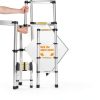 MAOHELAD Telescoping Ladder Aluminum Lightweight 330lb-3
