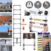 Qimu Stainless Steel Extension Ladder Portable Telescopic-1