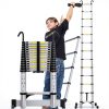 ARCHOM Telescoping Ladder Aluminum Extendable Portable EN131-3