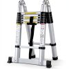 Qimu Aluminum Collapsible Ladder Durable Portable Home Tool-2