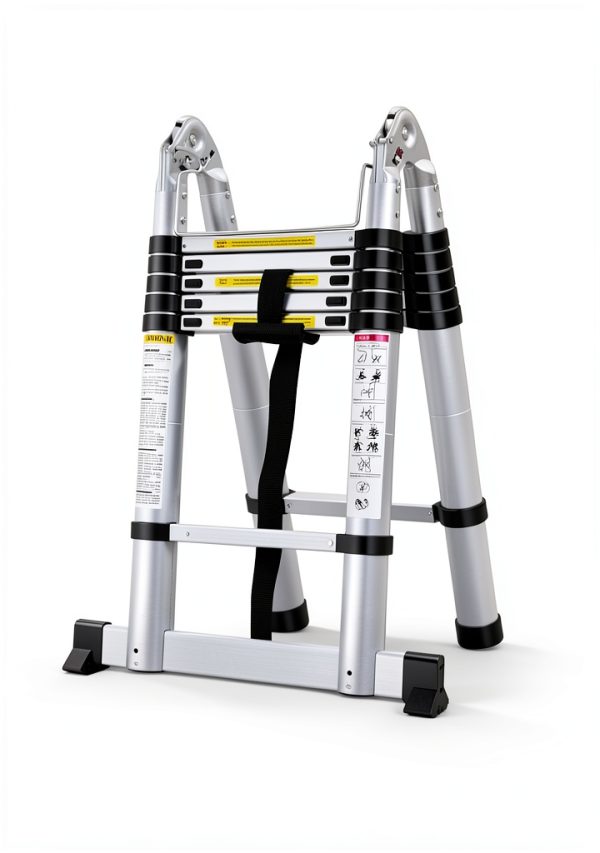 Qimu Aluminum Collapsible Ladder Durable Portable Home Tool-2