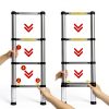 KZEBRA Telescoping Ladder Aluminum Portable 12.5 FT-2