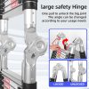 DEZEX Telescoping Ladder Stainless Steel Extendable A Frame-4
