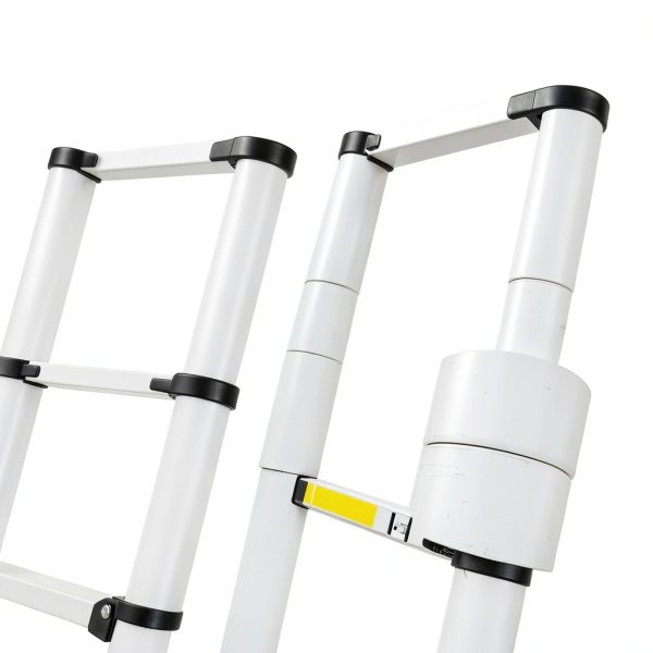 Qimu Aluminum Telescopic Ladder with Detachable Hooks-3