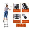 KZEBRA Telescoping Ladder Aluminum Portable 12.5 FT-5