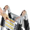 Soctone Telescoping Ladder Aluminum Cordless 16.5FT A Frame-4