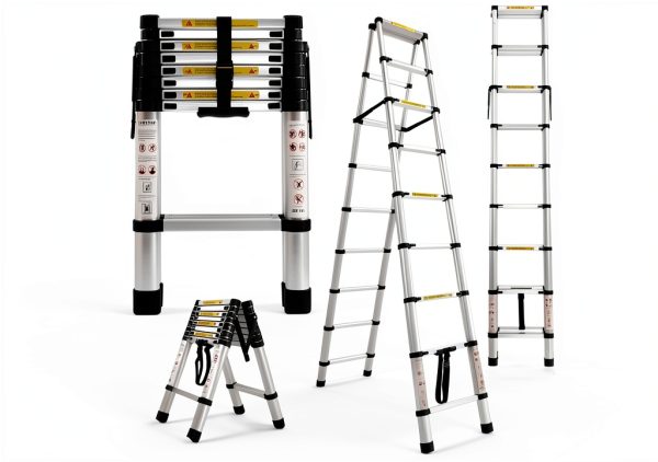 MAOHELAD Telescoping Ladder Aluminum Lightweight 330lb-0