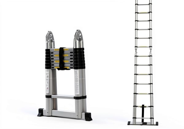 Jupitor Telescoping Ladder Aluminum 16 Feet 330 Pound-2