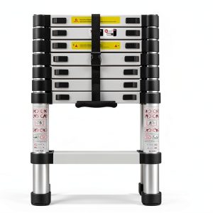 SDOER Telescoping Ladder Aluminum Anti-Slip Extendable 375lb-0