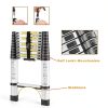 KZEBRA Telescoping Ladder Aluminum Portable 12.5 FT-4