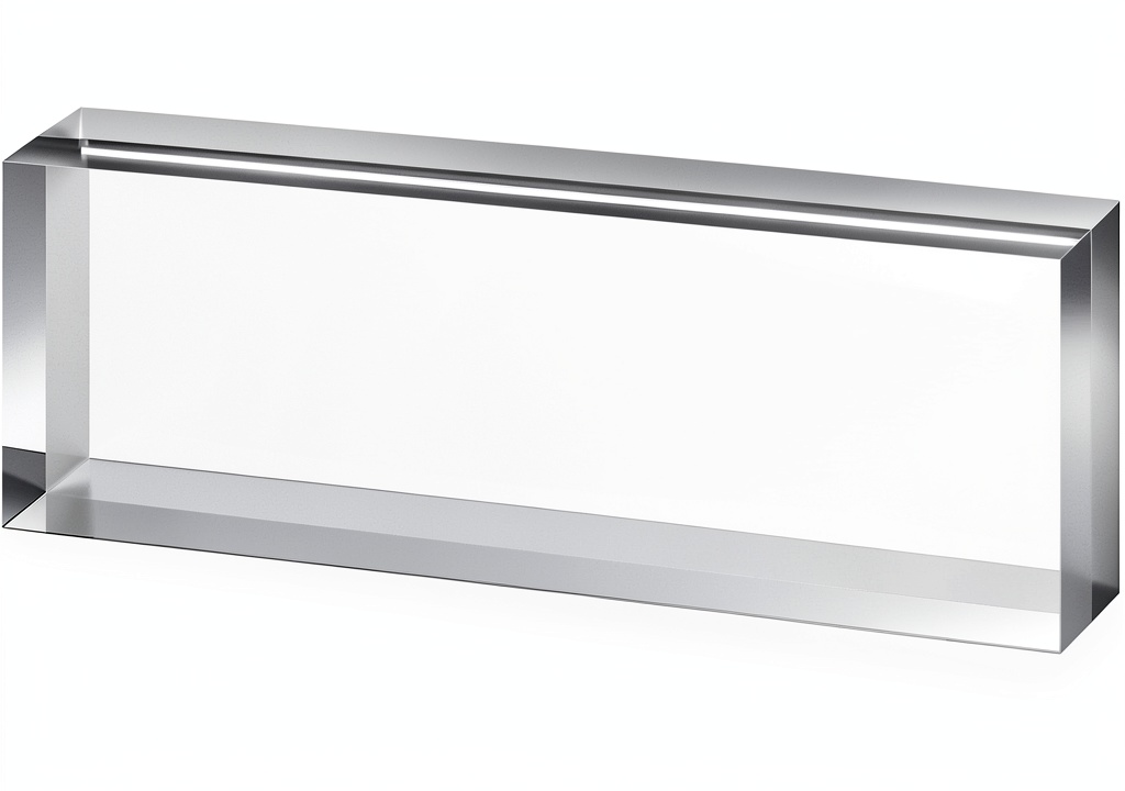 Yousoontic acrylic block on a desk with name plate display