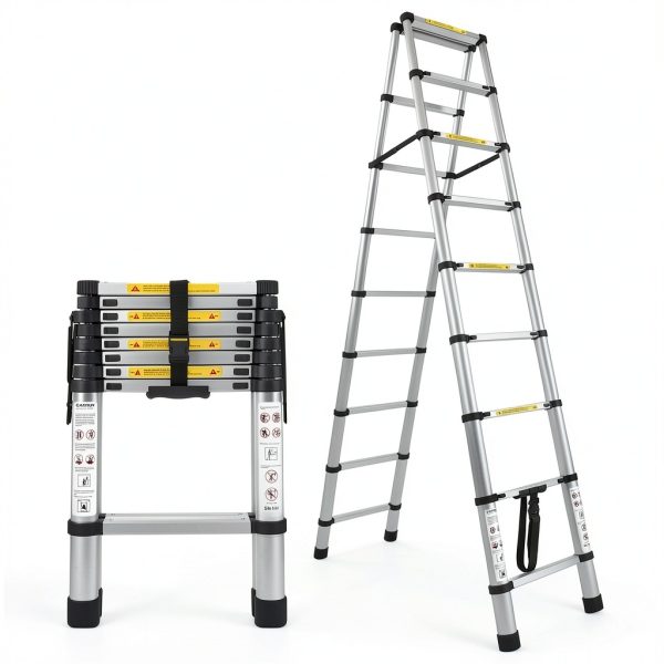 MAOHELAD Telescoping Ladder Aluminum Lightweight 330lb-2