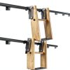 HARDJULAN Telescoping Ladder Track Kit Aluminum Lightweight-1