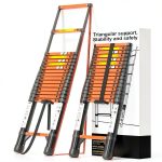 DIAMONDFORGE Telescoping Ladder Aluminum Portable Extendable-0