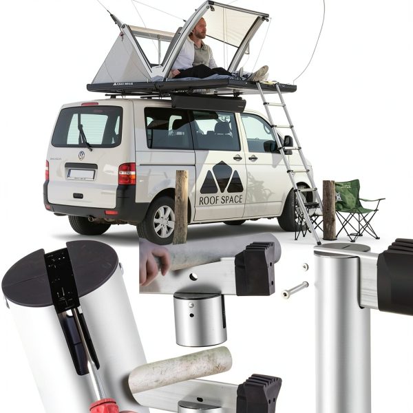 ARCHOM Telescoping Ladder Aluminum Extendable Portable EN131-6