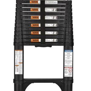 Soctone Telescoping Ladder Aluminum 330lb Load Capacity-0