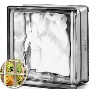 Seves Glass Block 7x7x3 Solid White 45min Fire-0