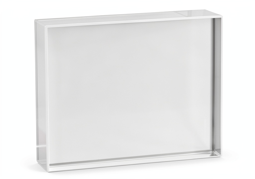 Eisco glass block used in a physics lab demonstration