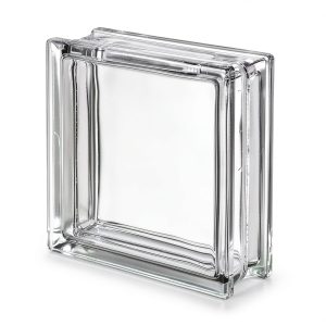 Seves Clearview Glass Block Cube 7.5" Square Transparent DIY Craft-0