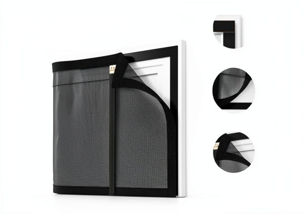Yotache Left Right Side Opening Screen Door 38"x81" fits 36"x80" Door-5