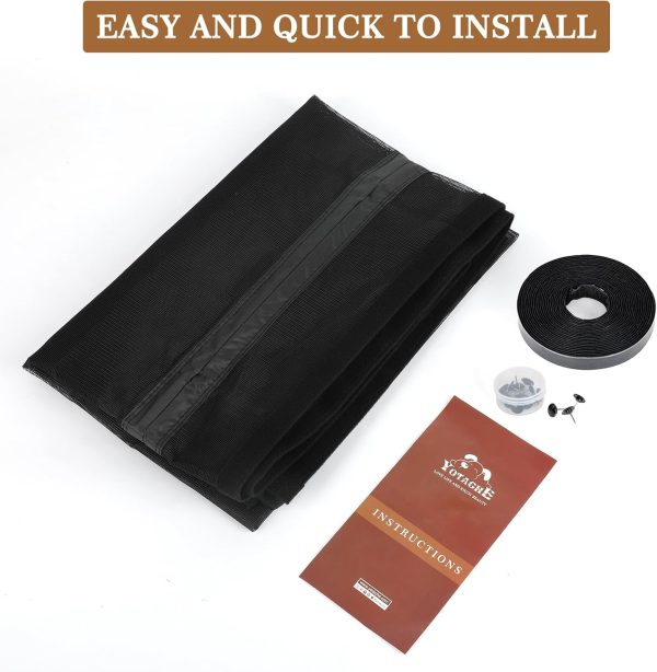 Yotache Left Right Side Opening Screen Door 38"x81" fits 36"x80" Door-7